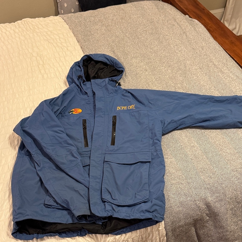 Bone Dry Bass Pro Shops Men’s Rain Jacket